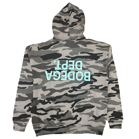 S 6 Bodega Dept. Hoodie Grey Camo