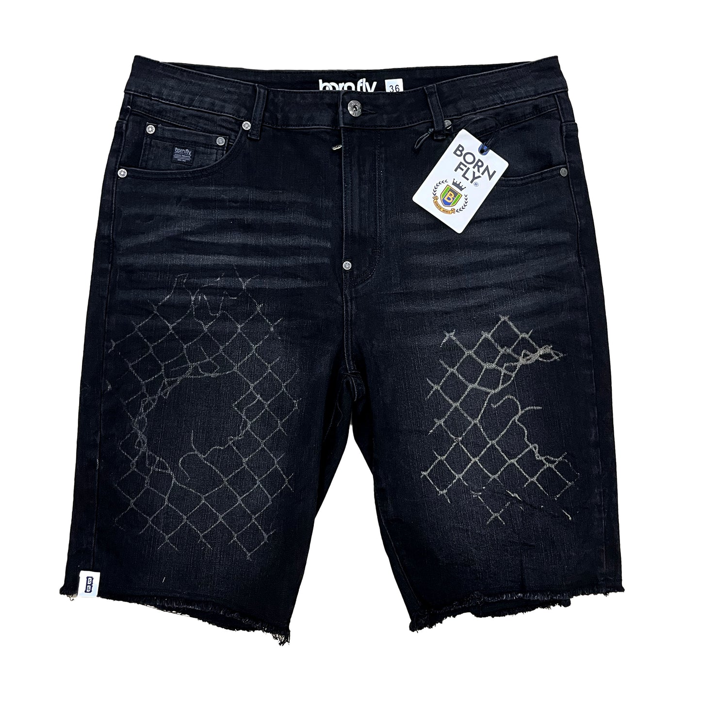 Bleach Fence Jorts