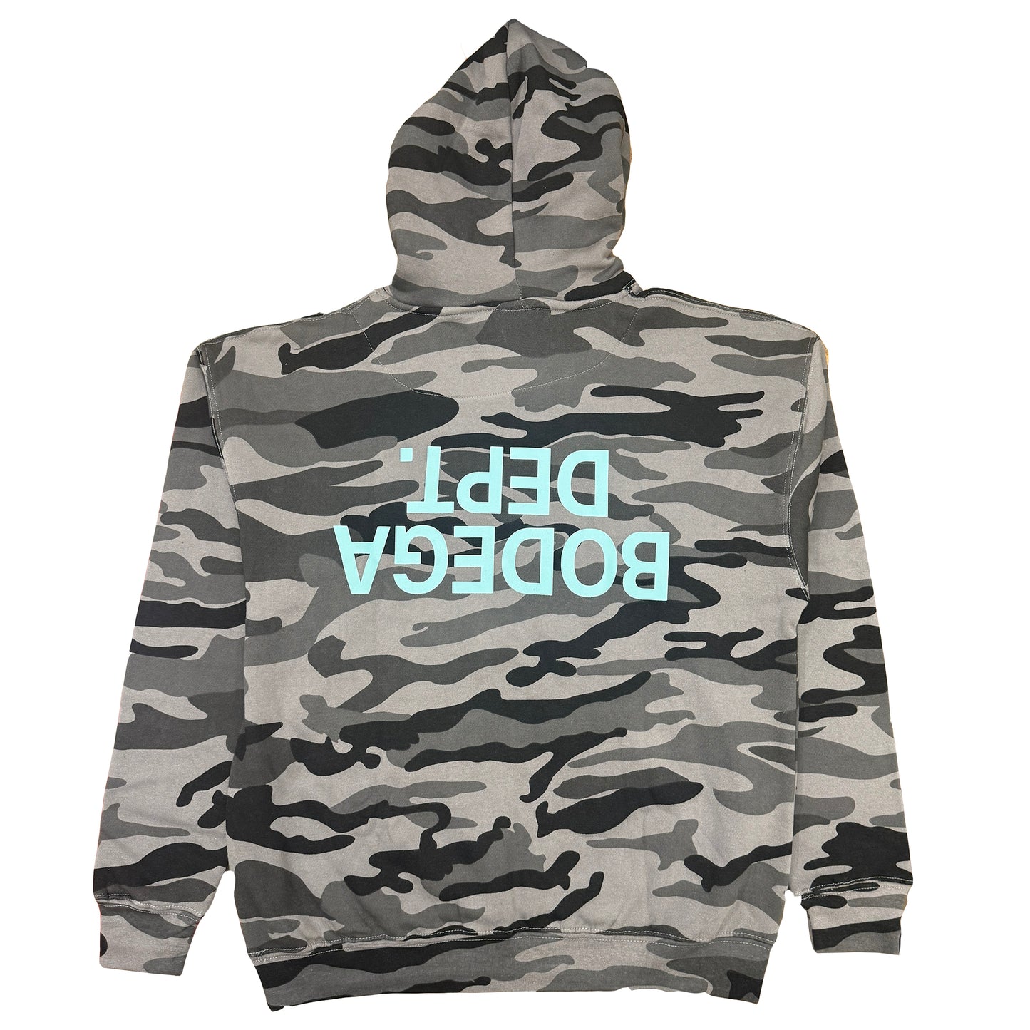 S 6 Bodega Dept. Hoodie Grey Camo