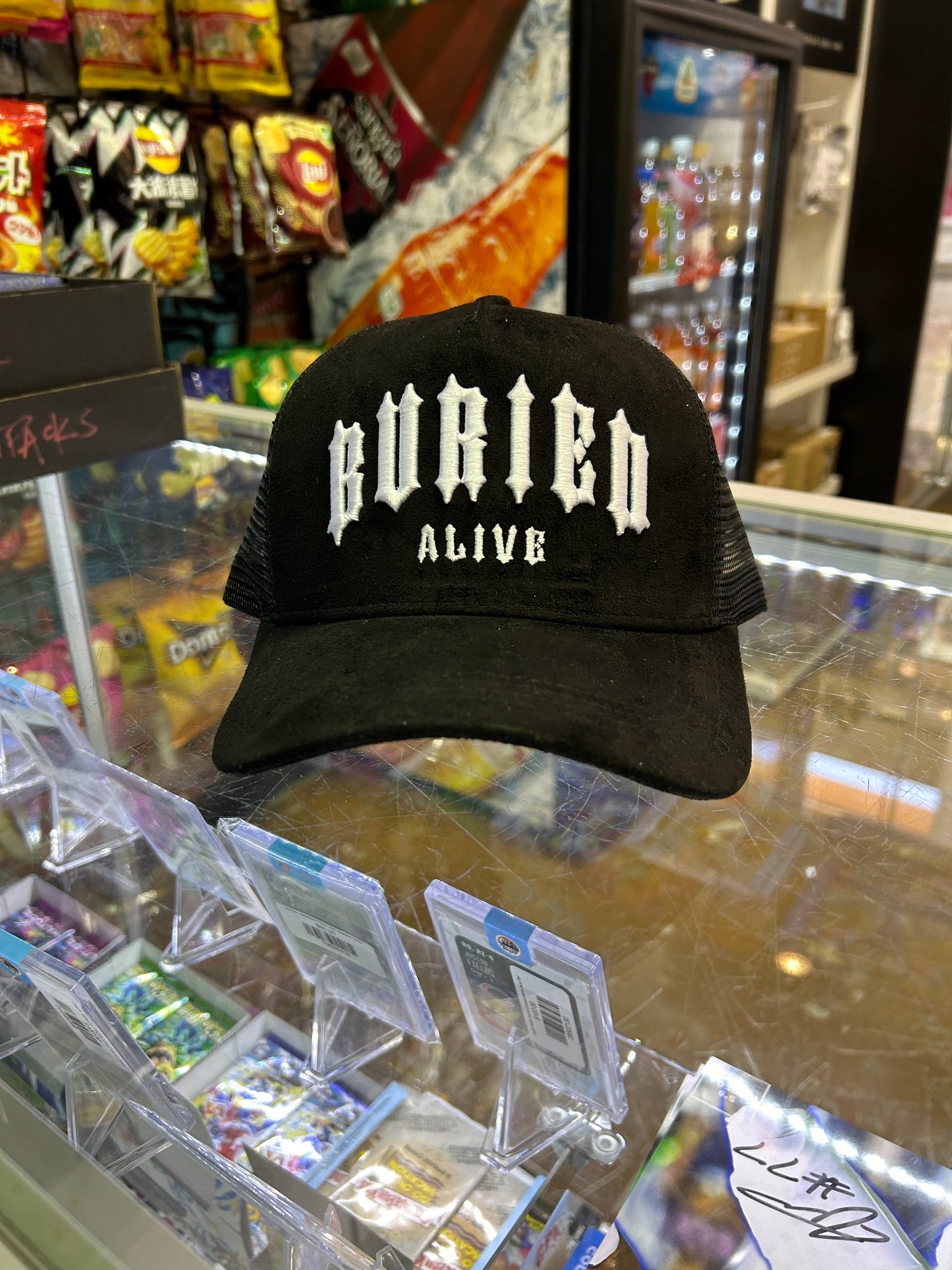 Buried Alive Suede Trucker Hat